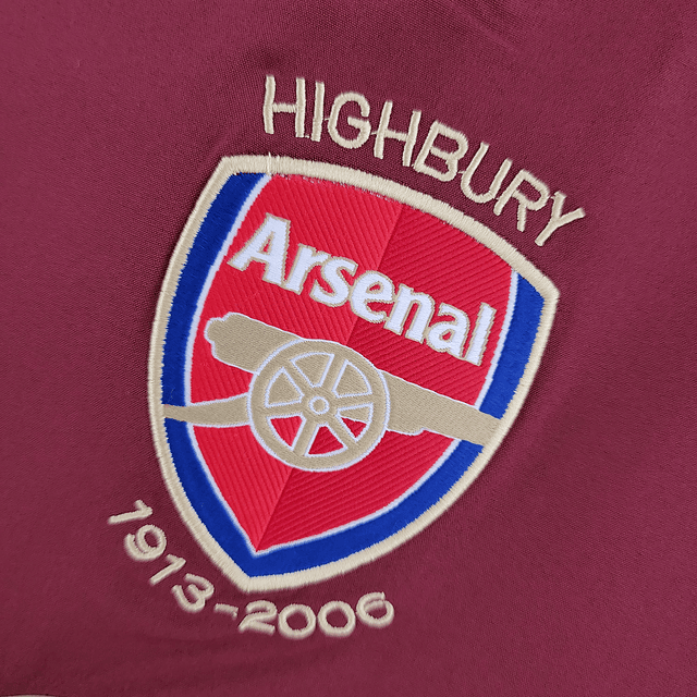 Camisola principal Arsenal 2005/2006 - Versão adepto - Manga comprida