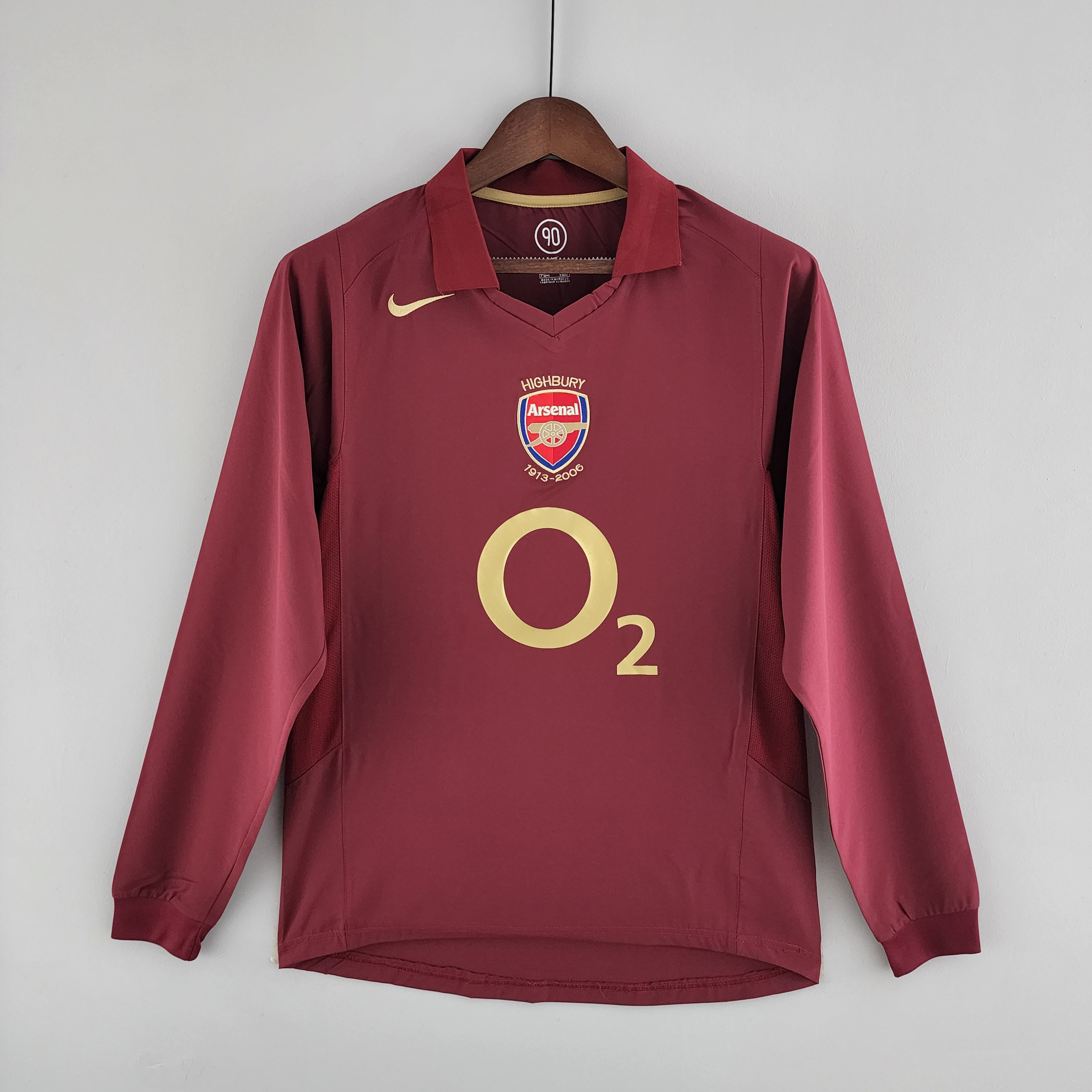 Camisola principal Arsenal 2005/2006 - Versão adepto - Manga comprida 1