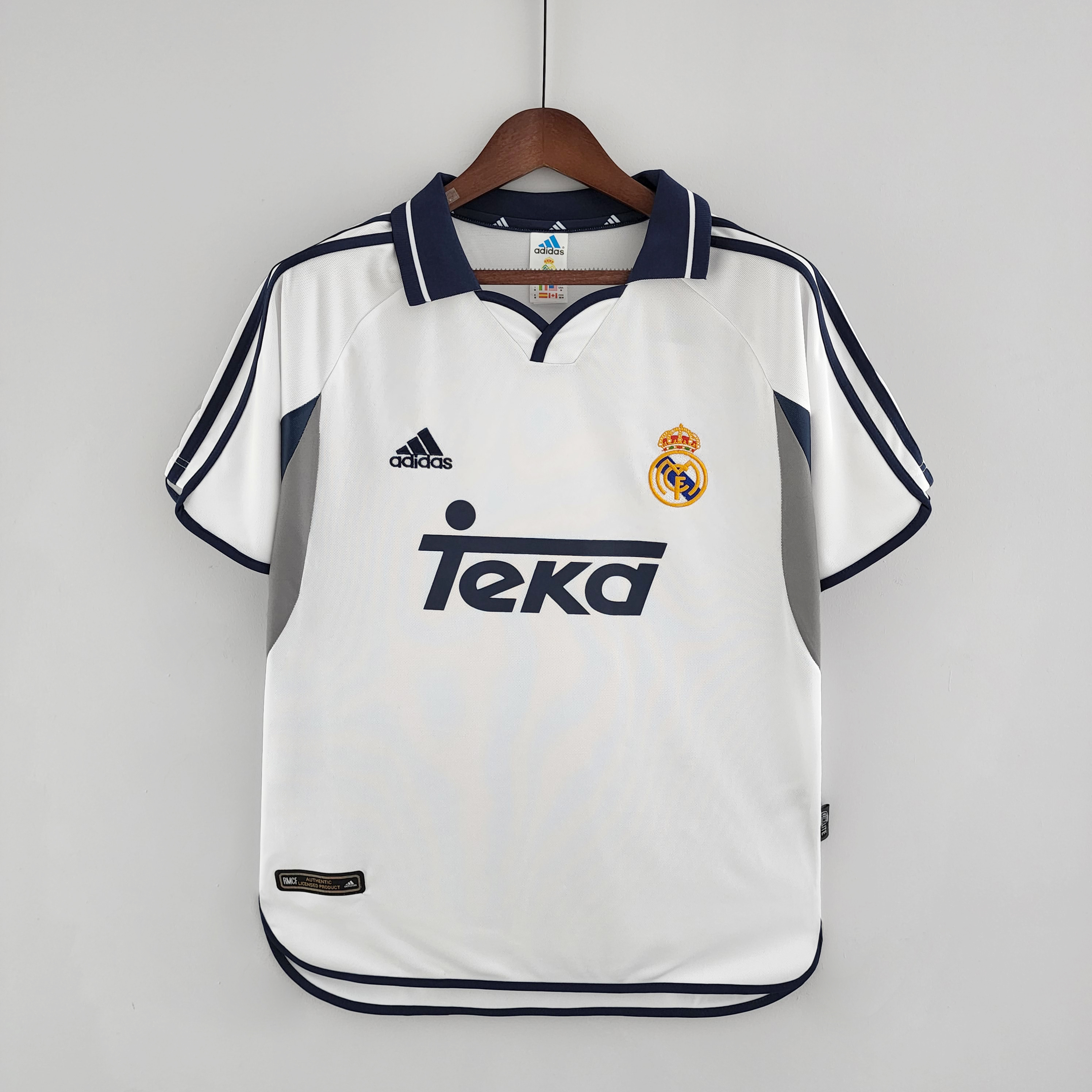 Camisola principal Real Madrid 2000/2001 - Versão adepto 1