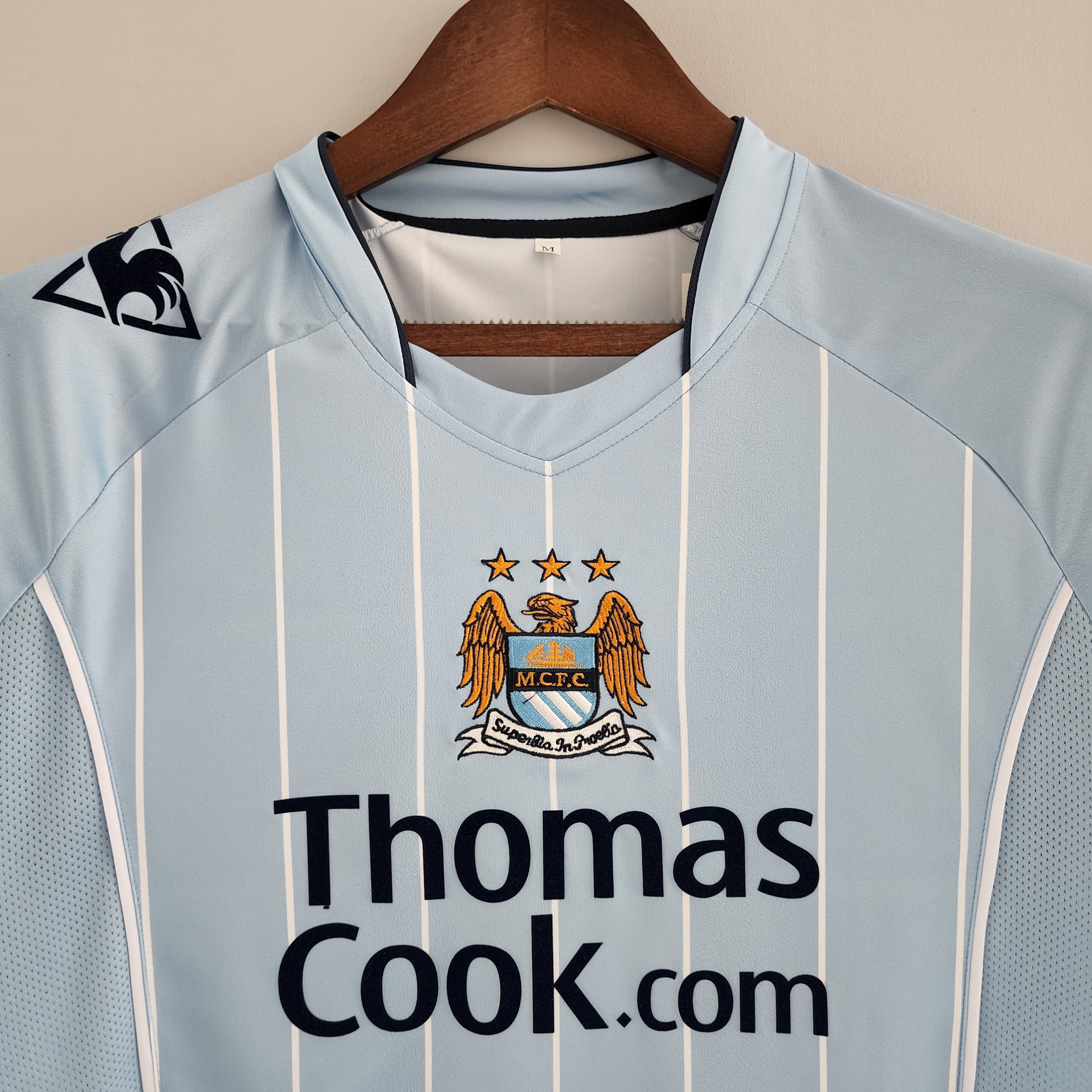 Camisola principal Man City 2008/2009 - Versão adepto 5