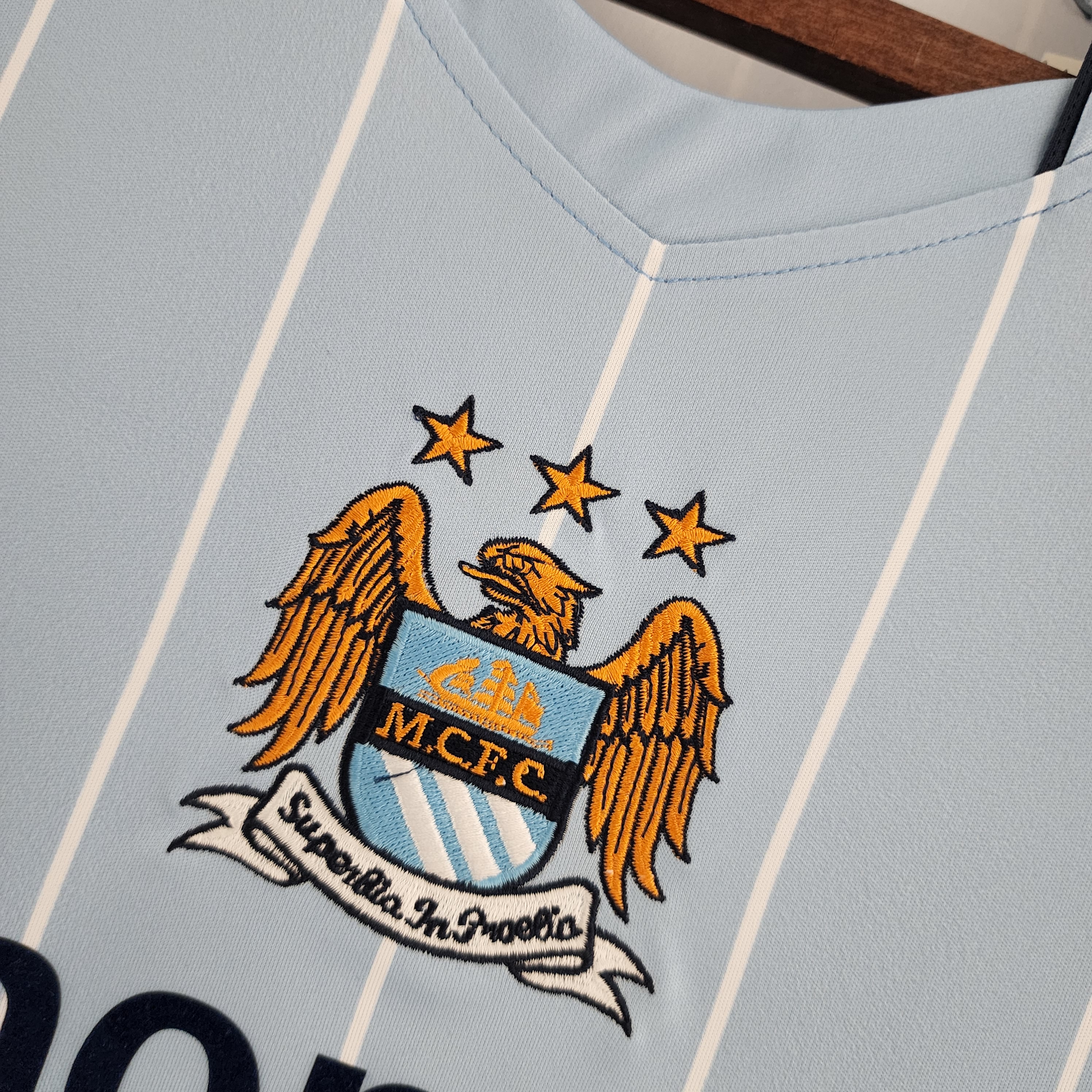 Camisola principal Man City 2008/2009 - Versão adepto 4