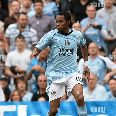 Camisola principal Man City 2008/2009 - Versão adepto