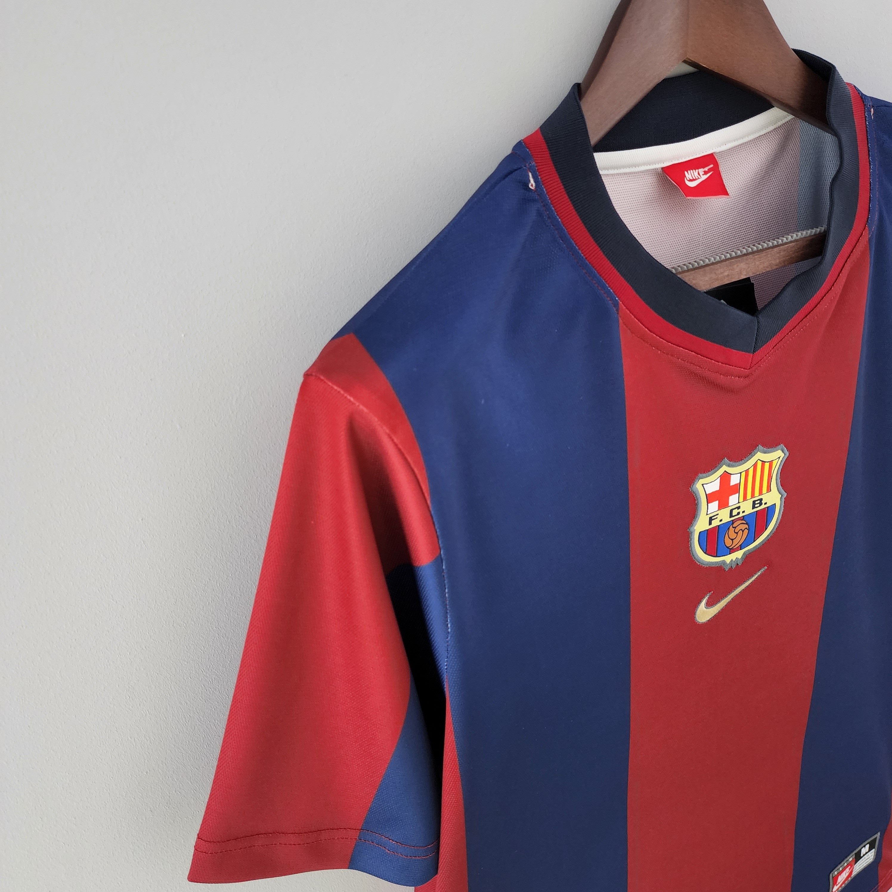 Camisola principal Barcelona 1998/1999 - Versão adepto 7