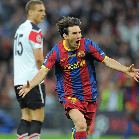 Camisola principal Barcelona 2010/2011 Manga comprida - Versão adepto