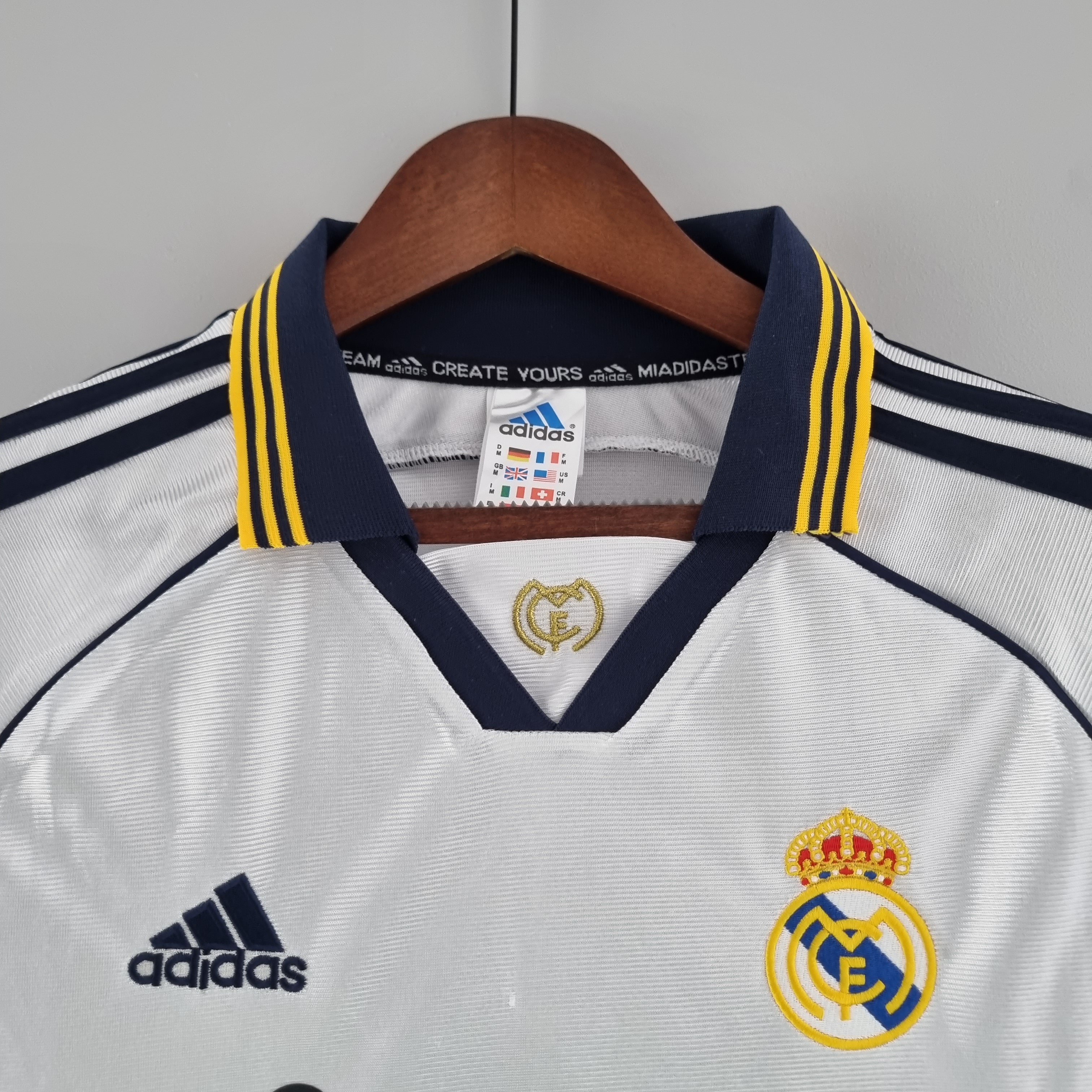 Camisola principal Real Madrid 1999/2000 - Versão adepto 6
