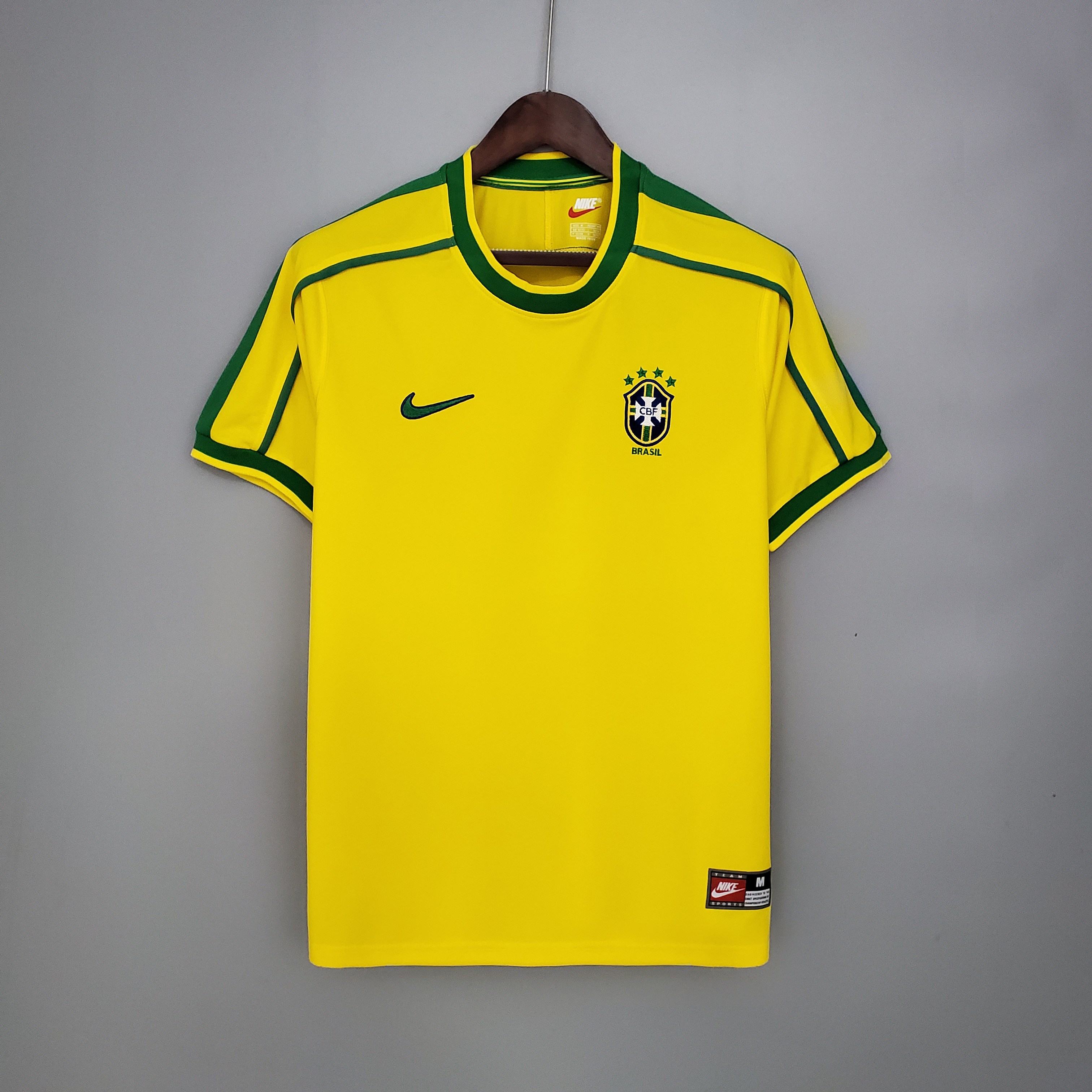 Camisola principal Brasil 1998 - Versão adepto 1