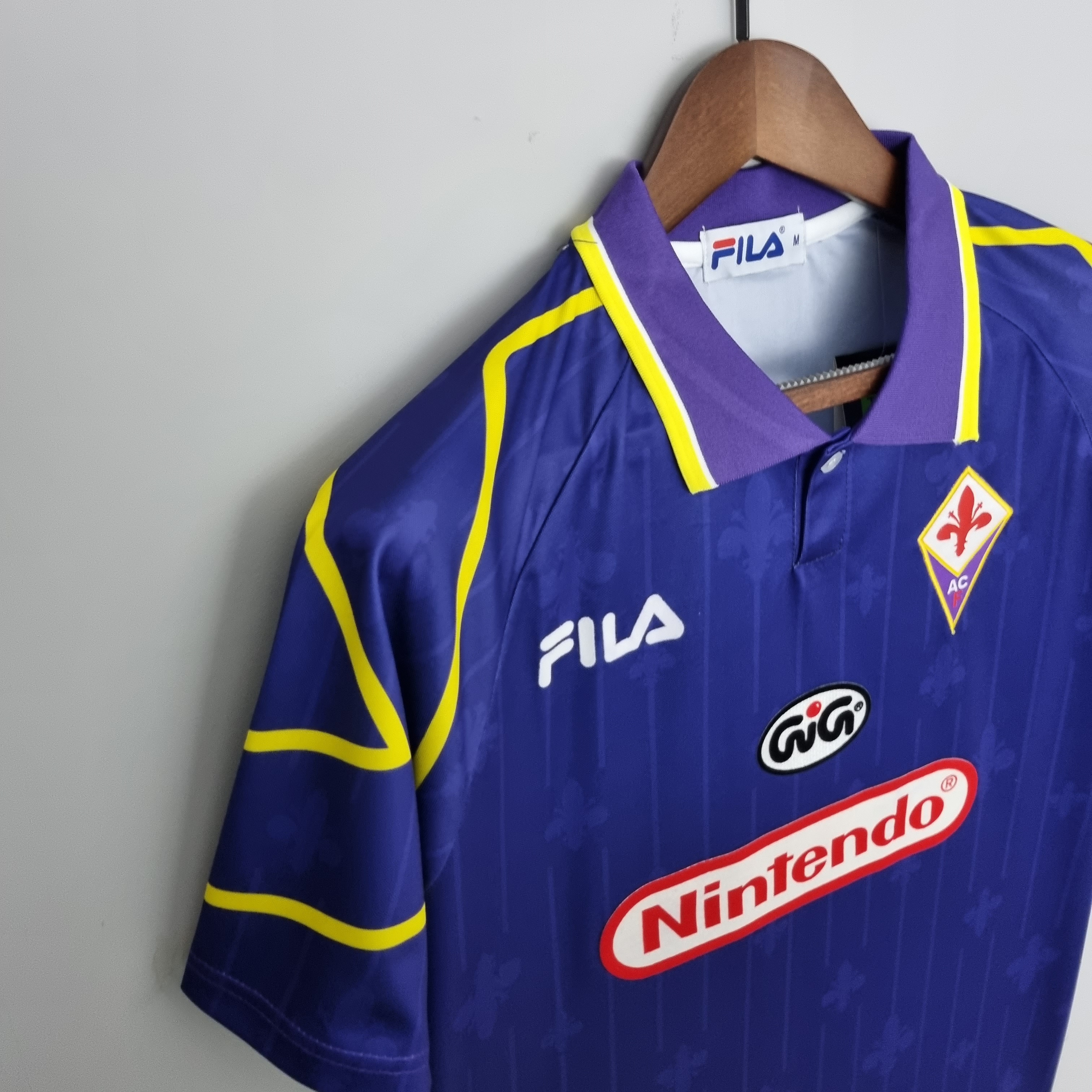 Camisola Principal Fiorentina 1997/1998 - Versão adepto 9