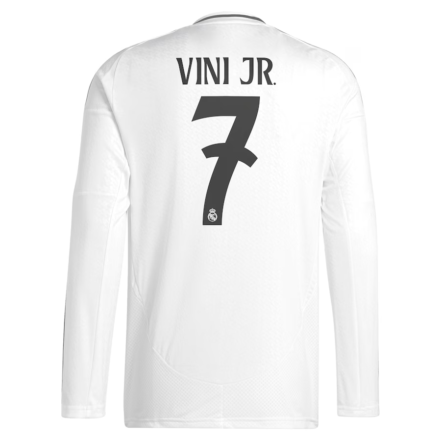 Camisola Principal Real Madrid 24/25 - Vini Jr. 7 - Manga comprida 3