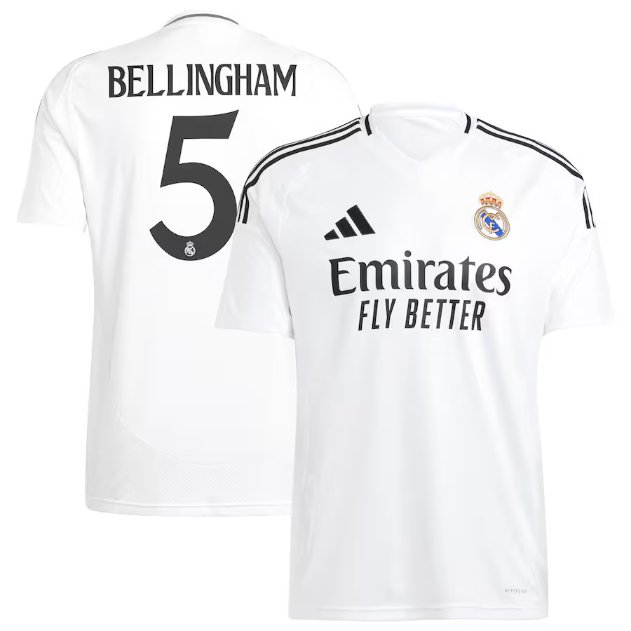 Camisola Principal Real Madrid 24/25 - Bellingham 5 1