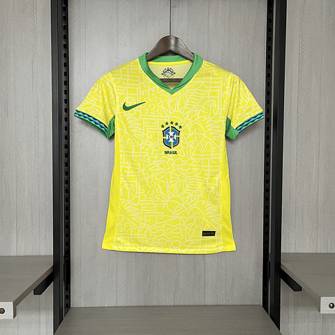 Camisola Principal Brasil 2024 - Versão femimina