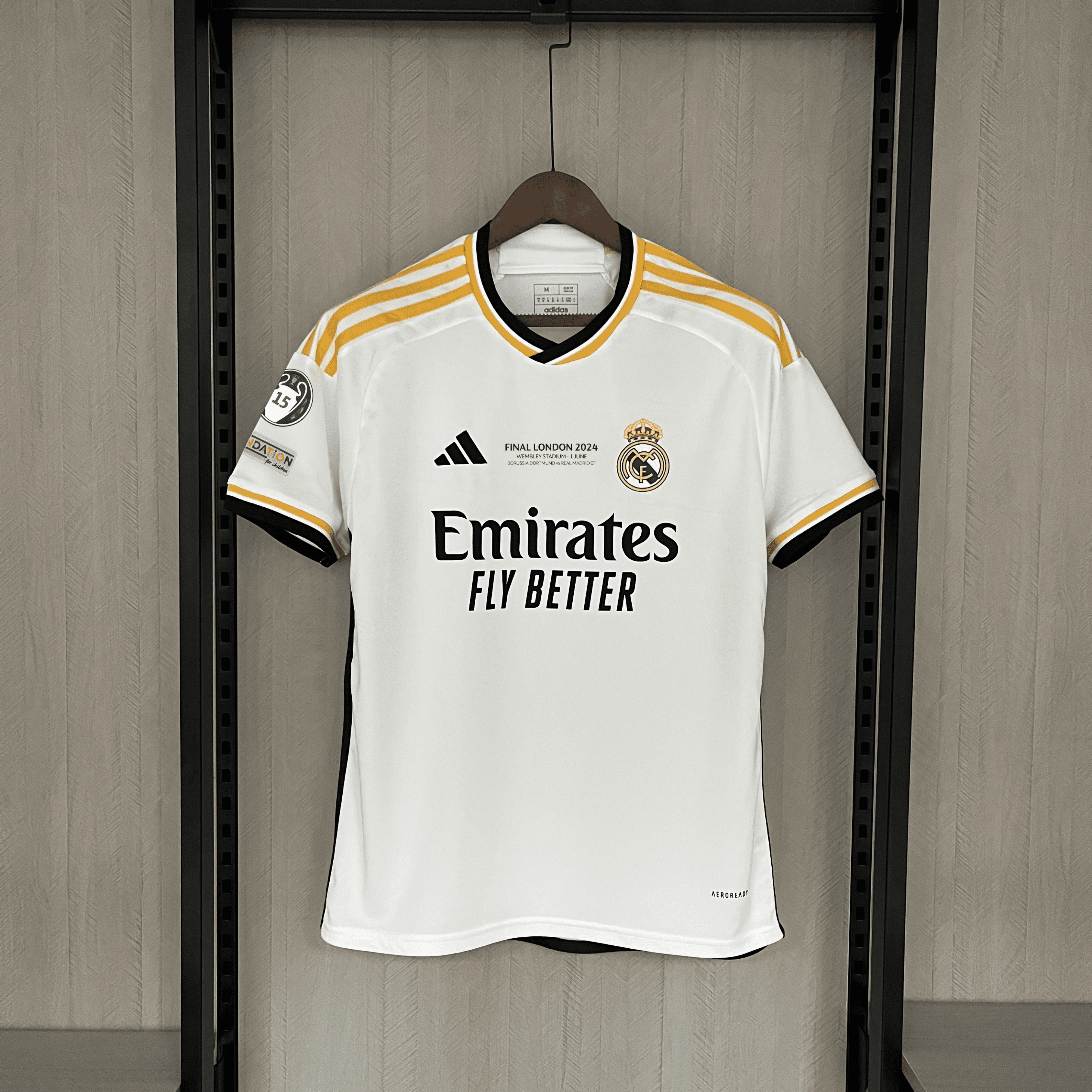 Camisola Principal Real Madrid 23/24 - Final Champions League 1