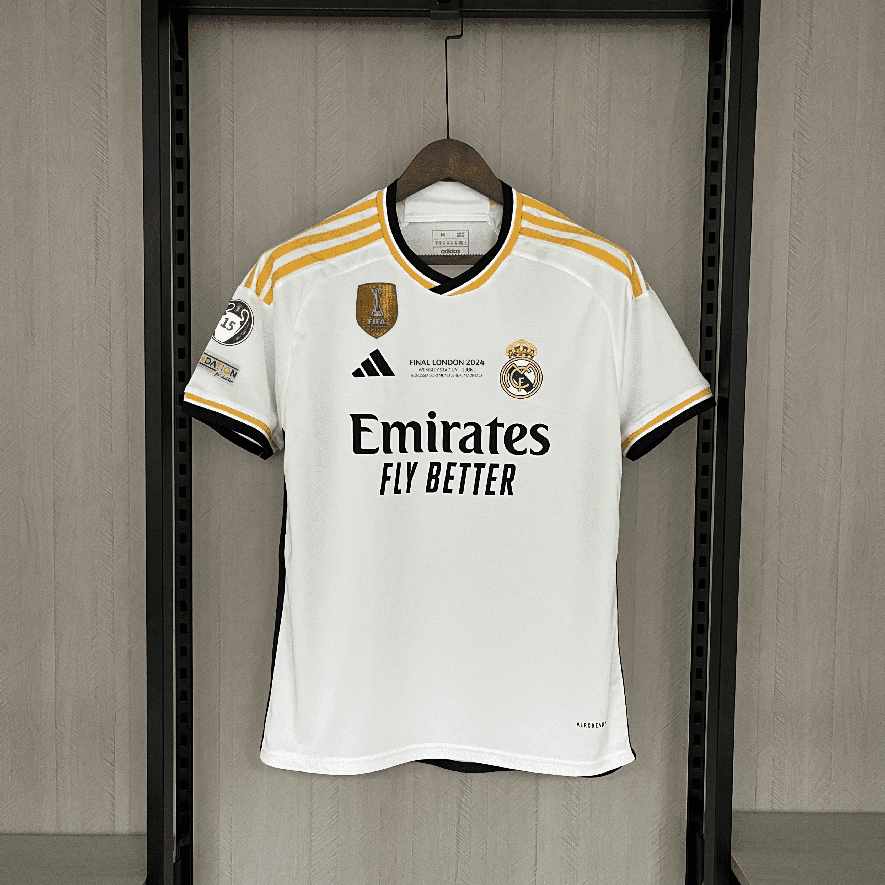 Camisola Principal Real Madrid 23/24 - Final Champions League 2