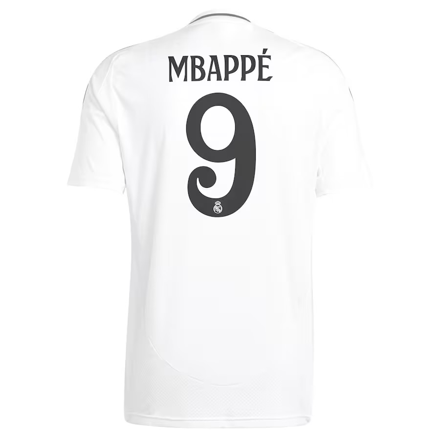 Camisola Principal Real Madrid 24/25 - Mbappé 9 2