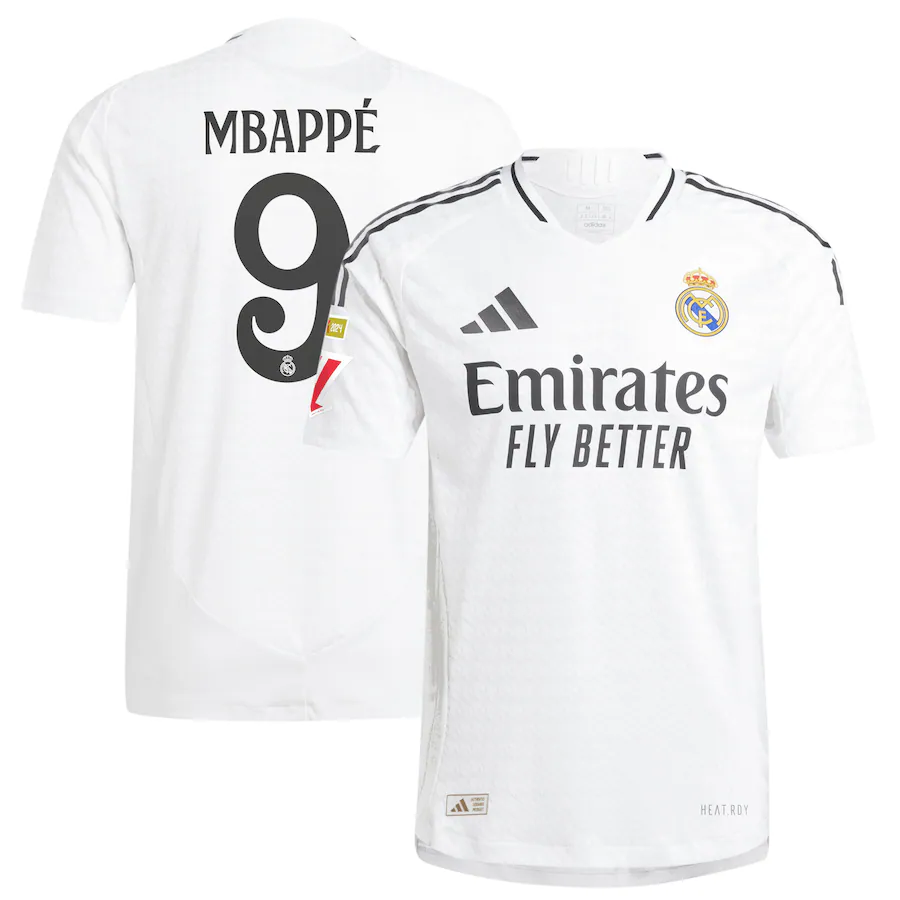 Camisola Principal Real Madrid 24/25 - Mbappé 9 5