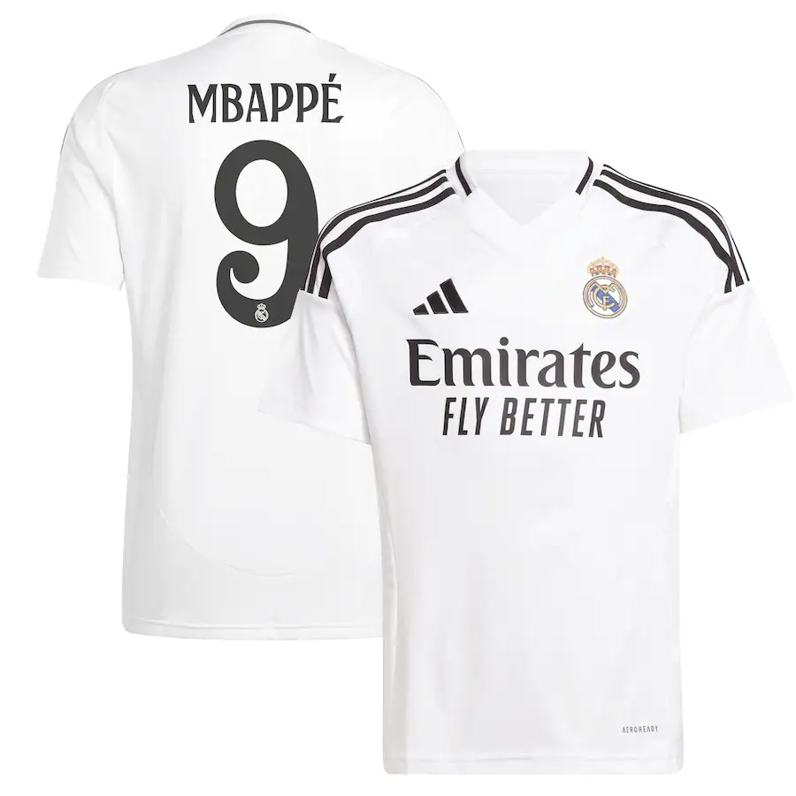 Criança - Camisola principal Real Madrid 24/25 - Mbappé 9 1