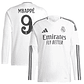 Camisola Principal Real Madrid 24/25 - Mbappé 9 - Manga comprida - Thumbnail 1