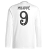 Camisola Principal Real Madrid 24/25 - Mbappé 9 - Manga comprida