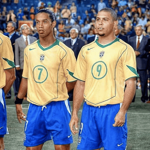 Camisola principal Brasil 2004 - Versão adepto