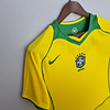 Camisola principal Brasil 2004 - Ronaldinho 10 - Versão adepto