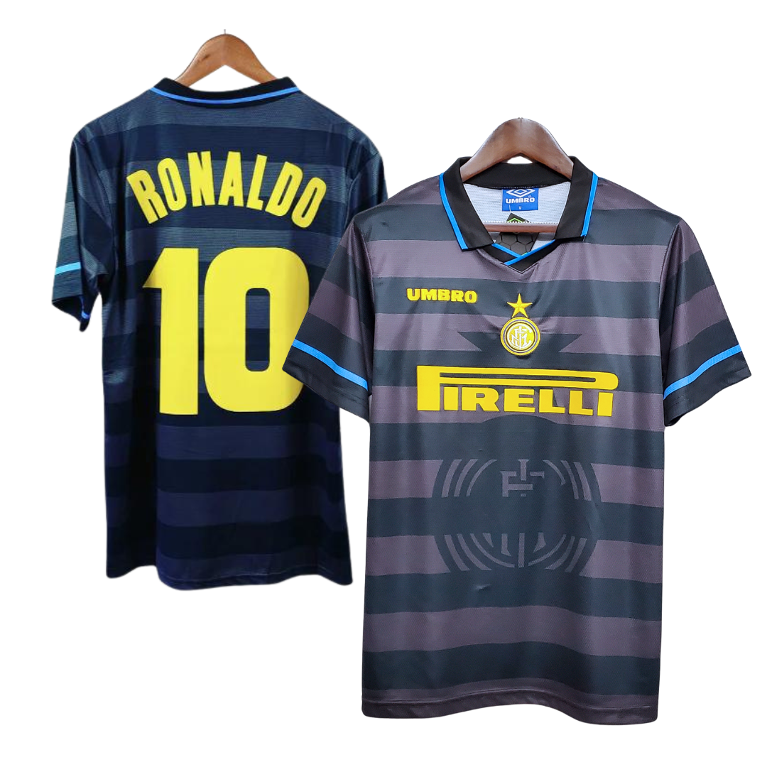 3ª Camisola Inter 1997/1998 - Ronaldo 10 - Versão adepto  1