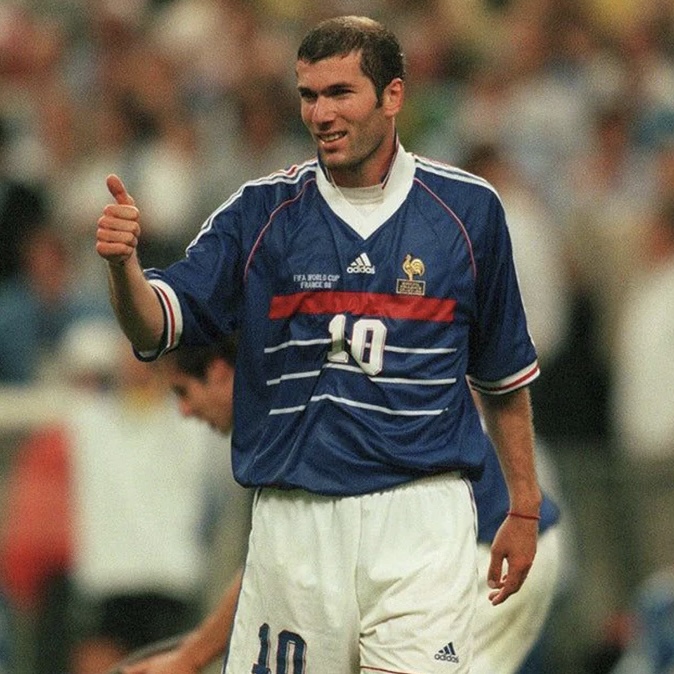Camisola Principal França 1998 - Zidane 10 - Versão adepto 2