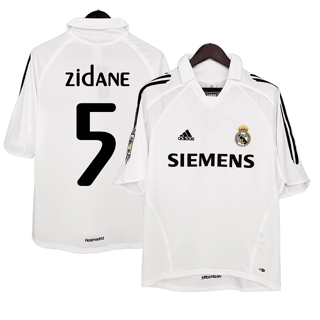 Camisola principal Real Madrid 2005/2006 - Zidane 5 - Versão adepto