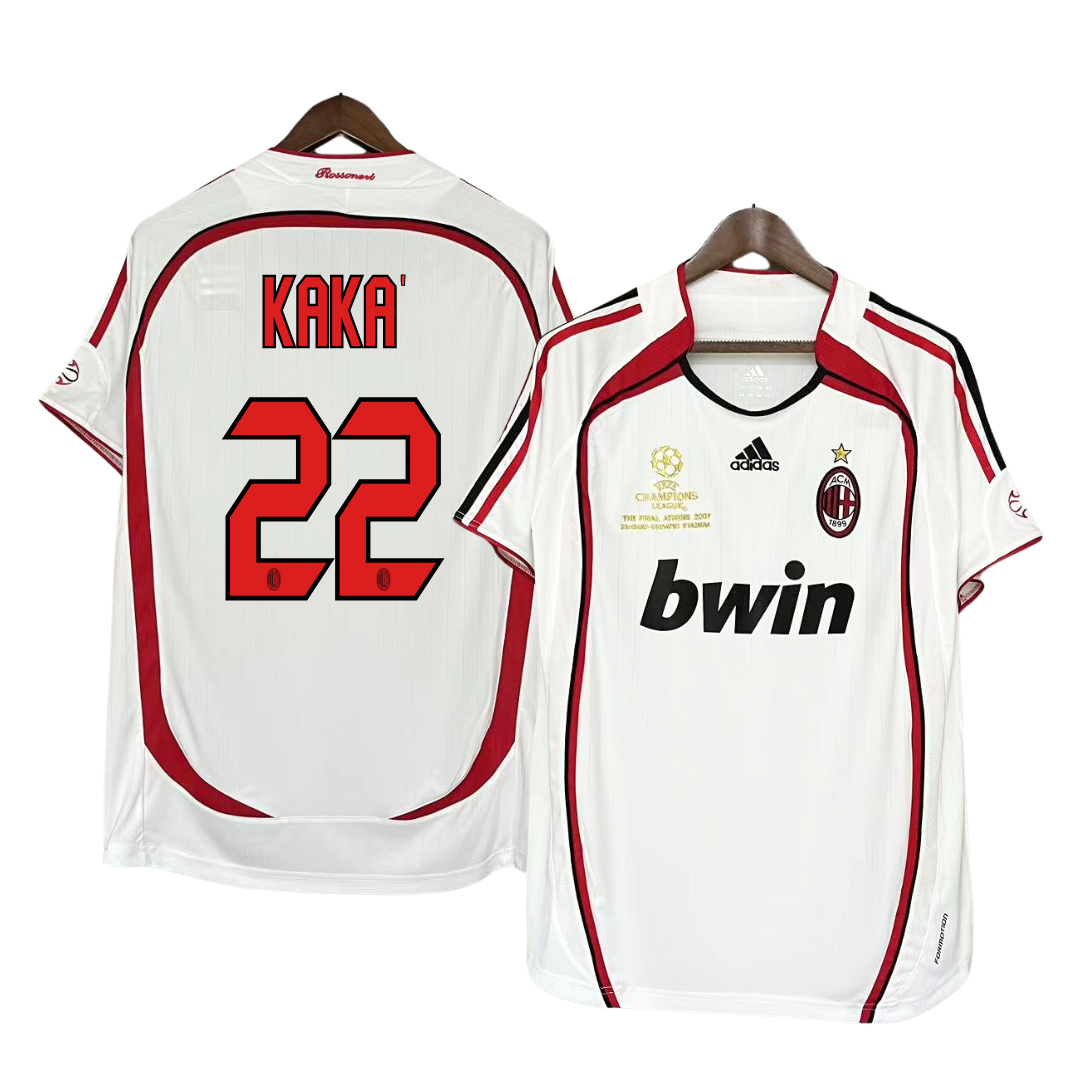Camisola alternativa Ac Milan 2006/2007 - Kaka 22 - Versão adepto 4