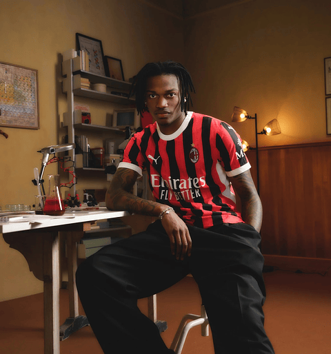 Camisola principal AC Milan 24/25 - Rafa Leão 10