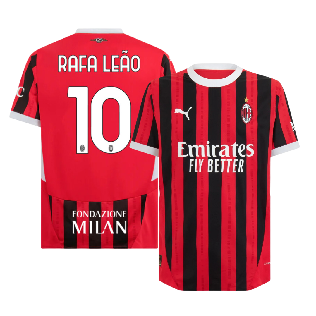 Criança - Camisola principal AC Milan 24/25 - Rafa Leão 10 1