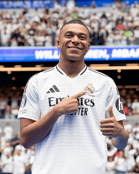 Criança - Camisola principal Real Madrid 24/25 - Mbappé 9