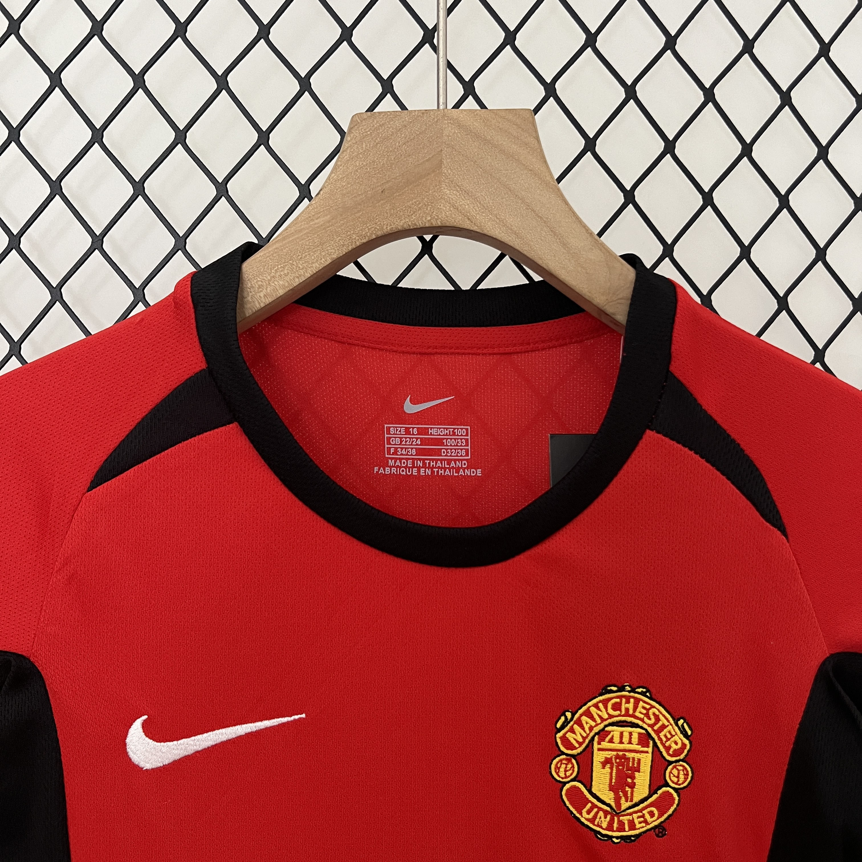 Kit Criança Man United principal 2002/2004 3