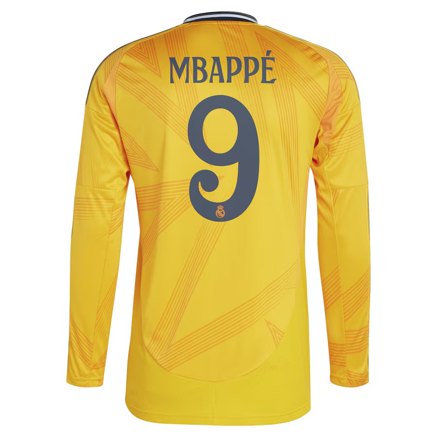 Camisola alternativa Real Madrid 24/25 - Mbappé 9 - Manga comprida 2