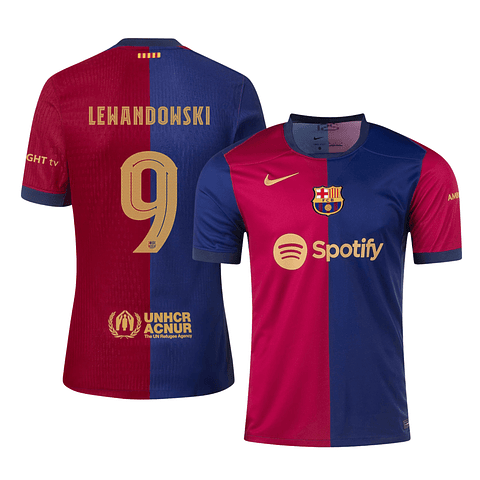 Camisola Principal Barcelona 24/25 - Lewandowski 9
