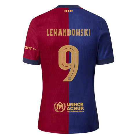 Camisola Principal Barcelona 24/25 - Lewandowski 9