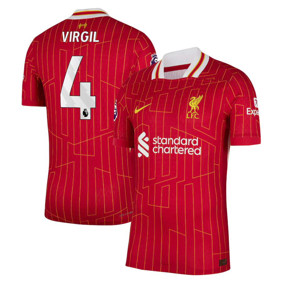 Camisola principal Liverpool 24/25 - Virgil 4 5
