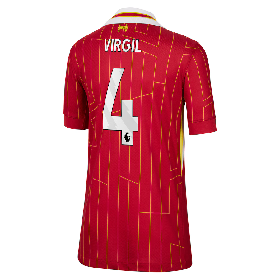 Criança - Camisola principal Liverpool 24/25 - Virgil 4 2