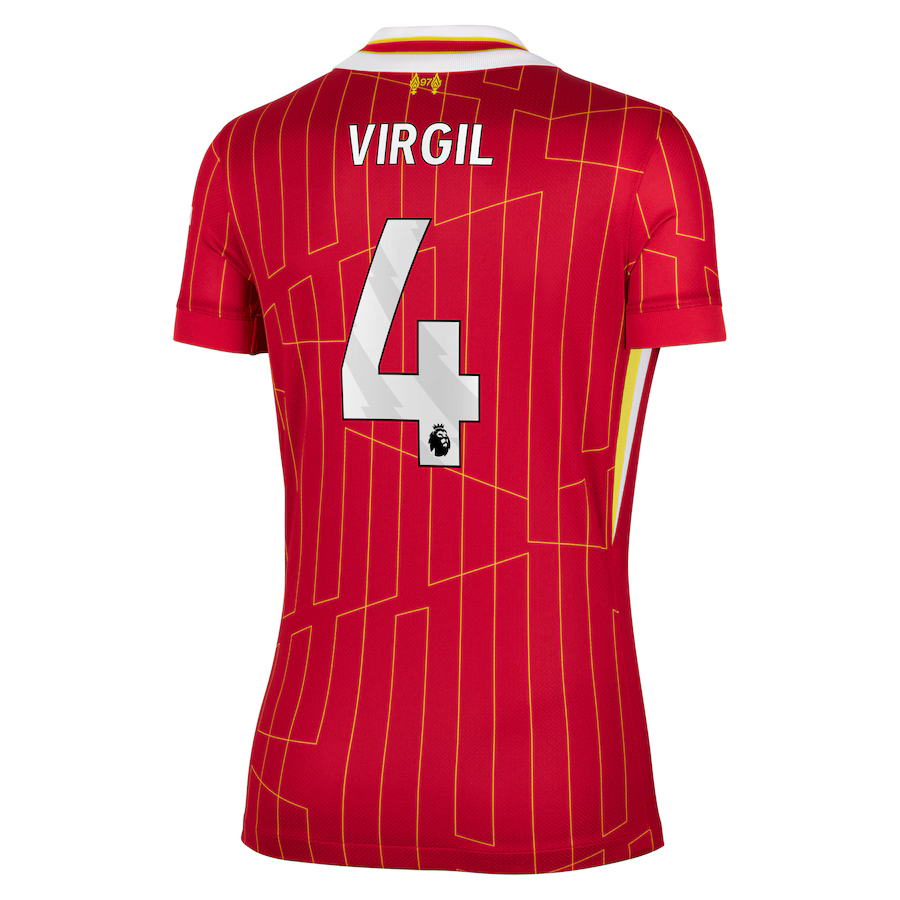 Camisola principal Liverpool 24/25 - Virgil 4 - Versão feminina 4