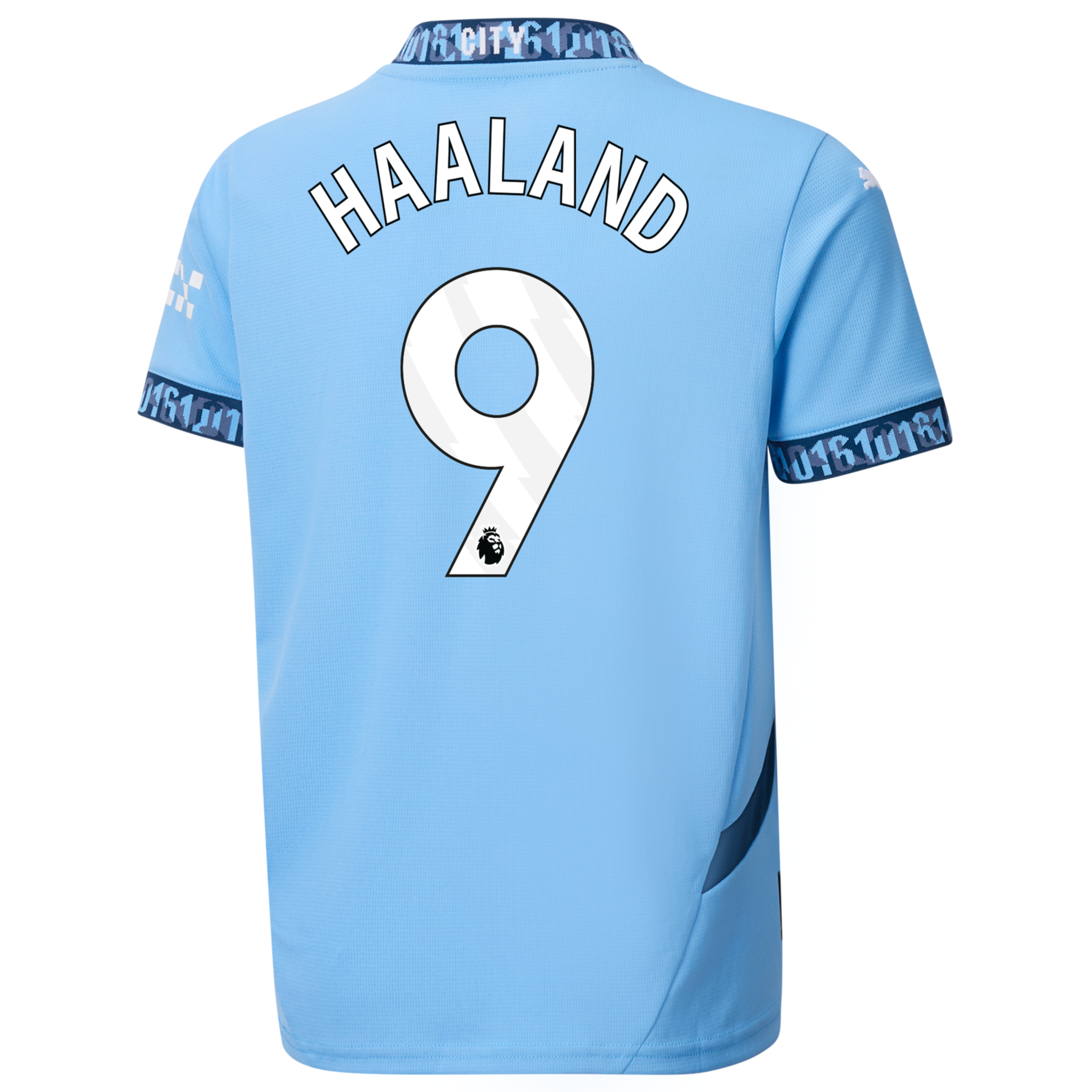 Criança - Camisola principal Man City 24/25 - Haaland 9 3