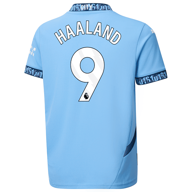 Criança - Camisola principal Man City 24/25 - Haaland 9