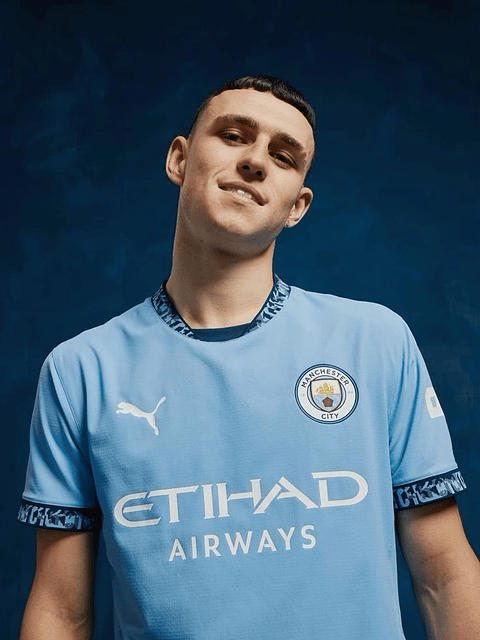 Criança - Camisola principal Man City 24/25 - Foden 47
