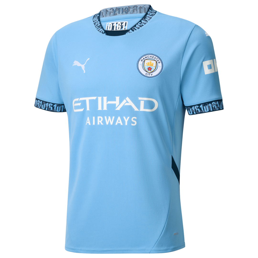 Criança - Camisola principal Man City 24/25 - De Bruyne 17 6