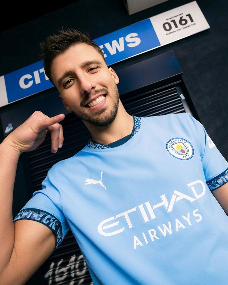 Criança - Camisola principal Man City 24/25 - Rúben 3 2