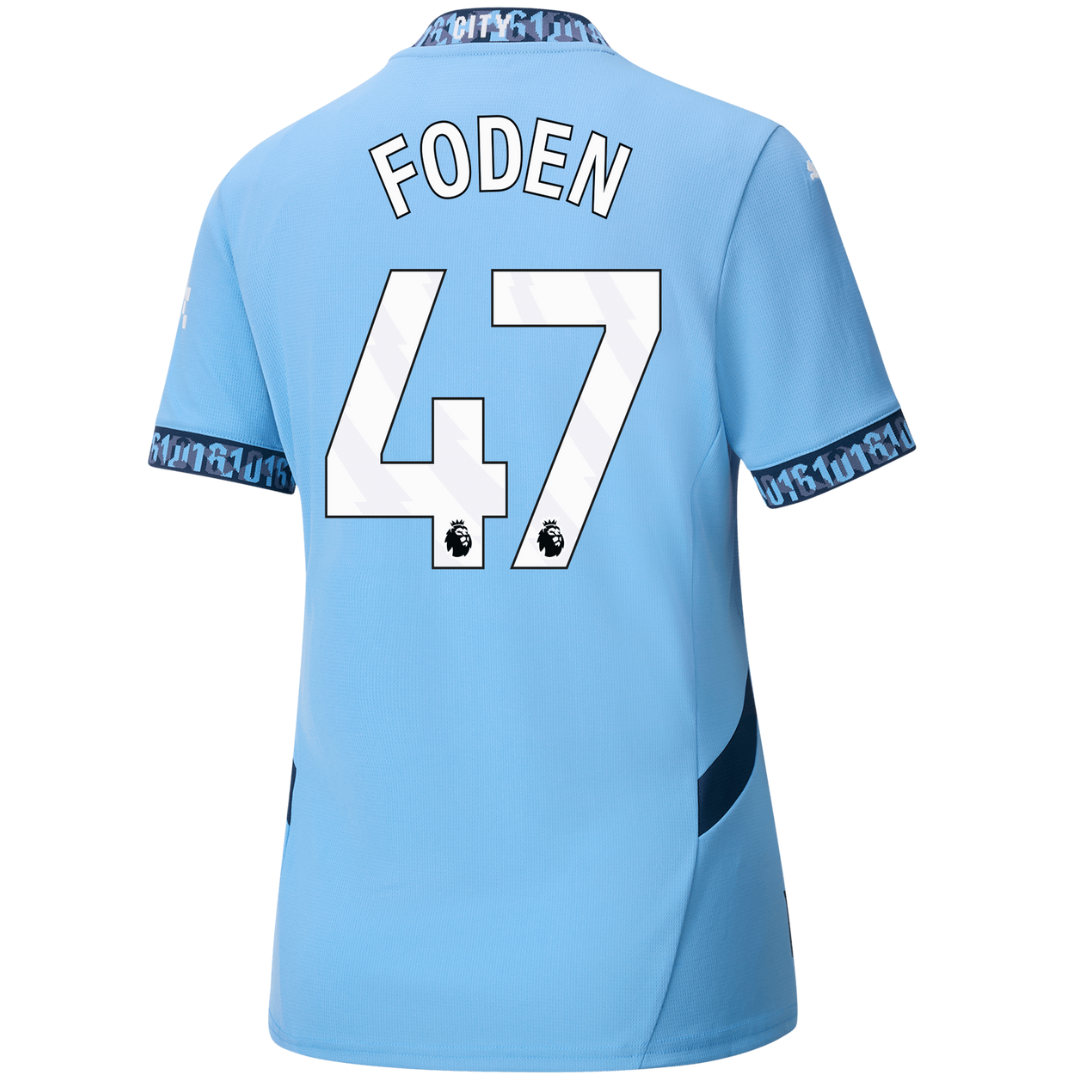 Camisola Principal Man City 24/25 - Foden 47 - Versão feminina 3