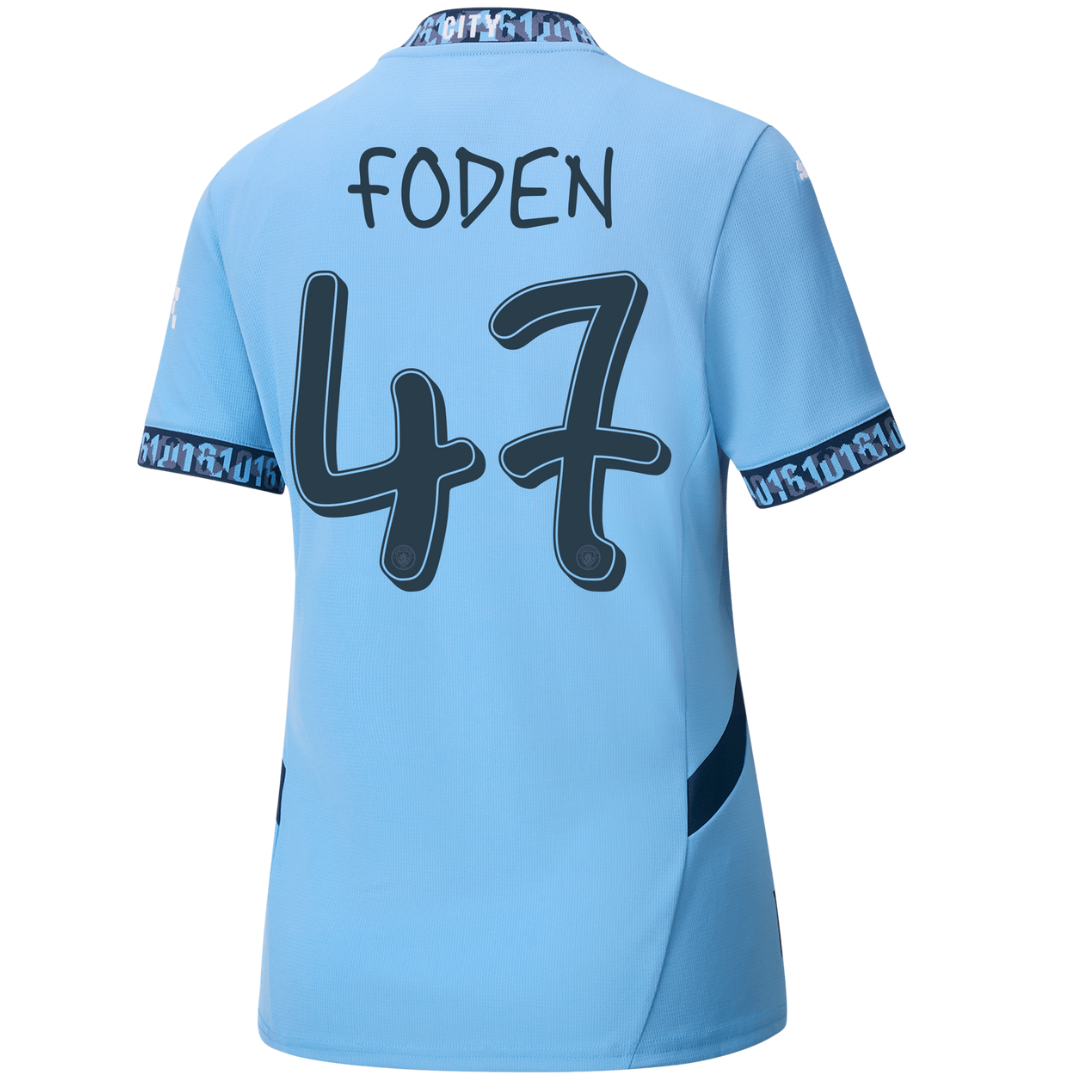 Camisola Principal Man City 24/25 - Foden 47 - Versão feminina 4