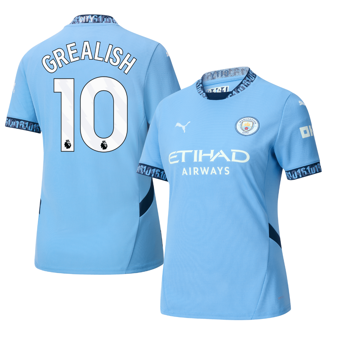 Camisola Principal Man City 24/25 - Grealish 10 - Versão feminina 1