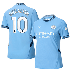 Camisola Principal Man City 24/25 - Grealish 10 - Versão feminina