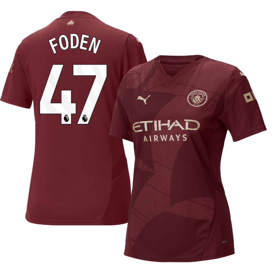 3ª Camisola Man City 24/25 - Foden 47 - Versão feminina 1