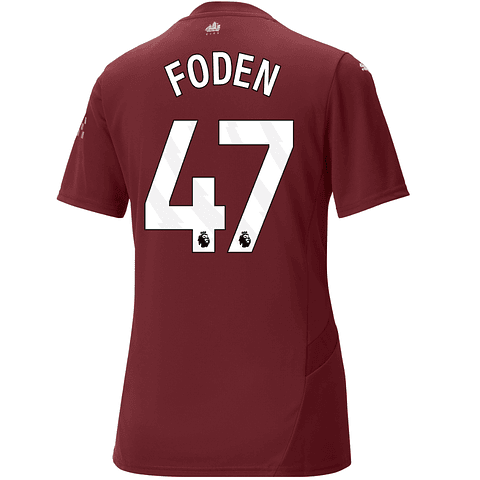 3ª Camisola Man City 24/25 - Foden 47 - Versão feminina