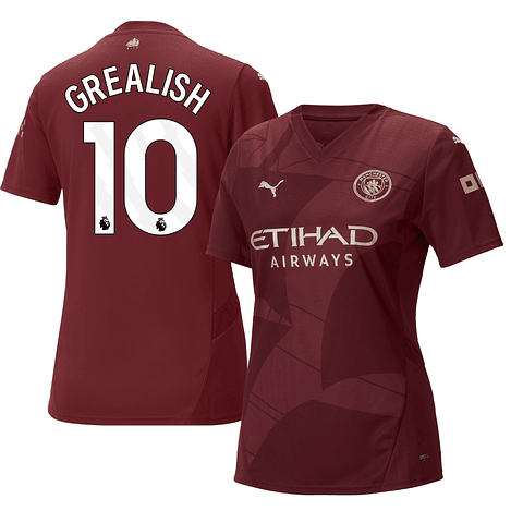 3ª Camisola Man City 24/25 - Grealish 10 - Versão feminina