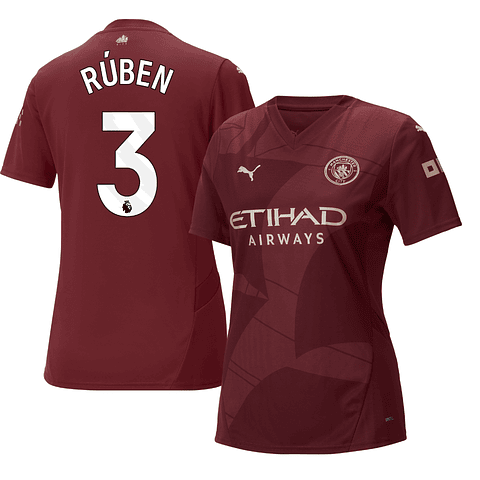 3ª Camisola Man City 24/25 - Rúben 3 - Versão feminina